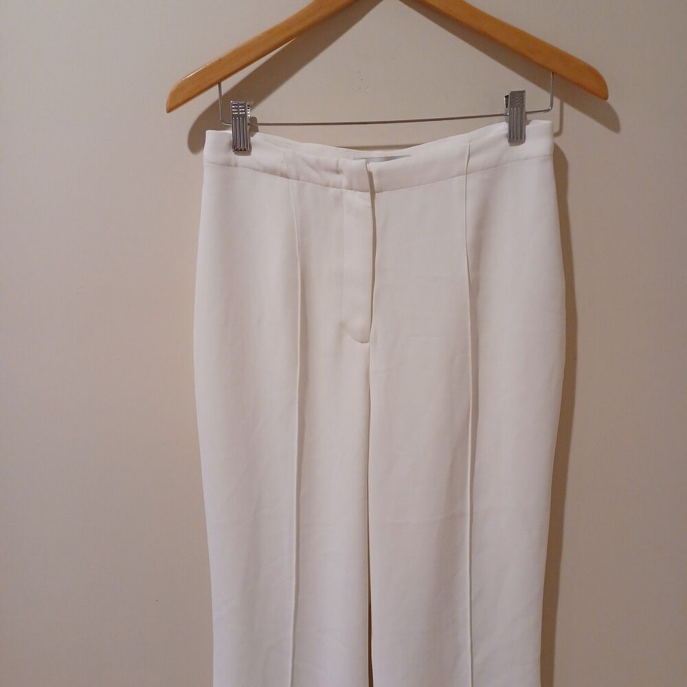 Self-Portrait White Crepe Jumpsuit Pants - Picture 4 of 10